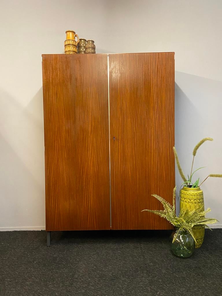 Vintage postkast retro teak bergkast jaren 60/70 design, Huis en Inrichting, Kasten | Roldeurkasten en Archiefkasten, Ophalen