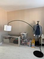 Ikea SKAFTET Staande lampvoet, boog, zwart, Huis en Inrichting, Lampen | Vloerlampen, Ophalen of Verzenden, Zo goed als nieuw
