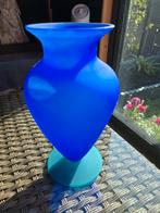 Blauwe vaas met matte afwerking, Antiek en Kunst, Ophalen