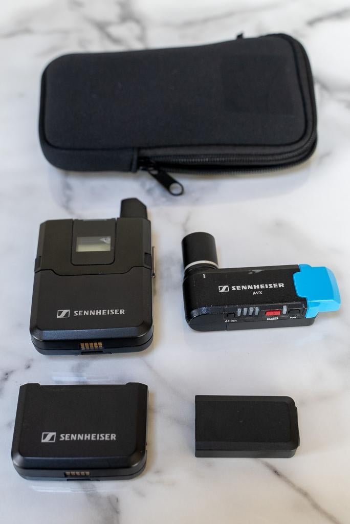 Sennheiser AVX MKE lavalier/bodypack set, Muziek en Instrumenten, Microfoons, Ophalen of Verzenden, Gebruikt, Overige typen, Draadloos