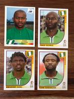 Voetbalplaatjes Nigeria WK 1998 & 2002 - Finidi, Kanu, Baban, Ophalen of Verzenden, Zo goed als nieuw, Overige sporten, Poster, Plaatje of Sticker