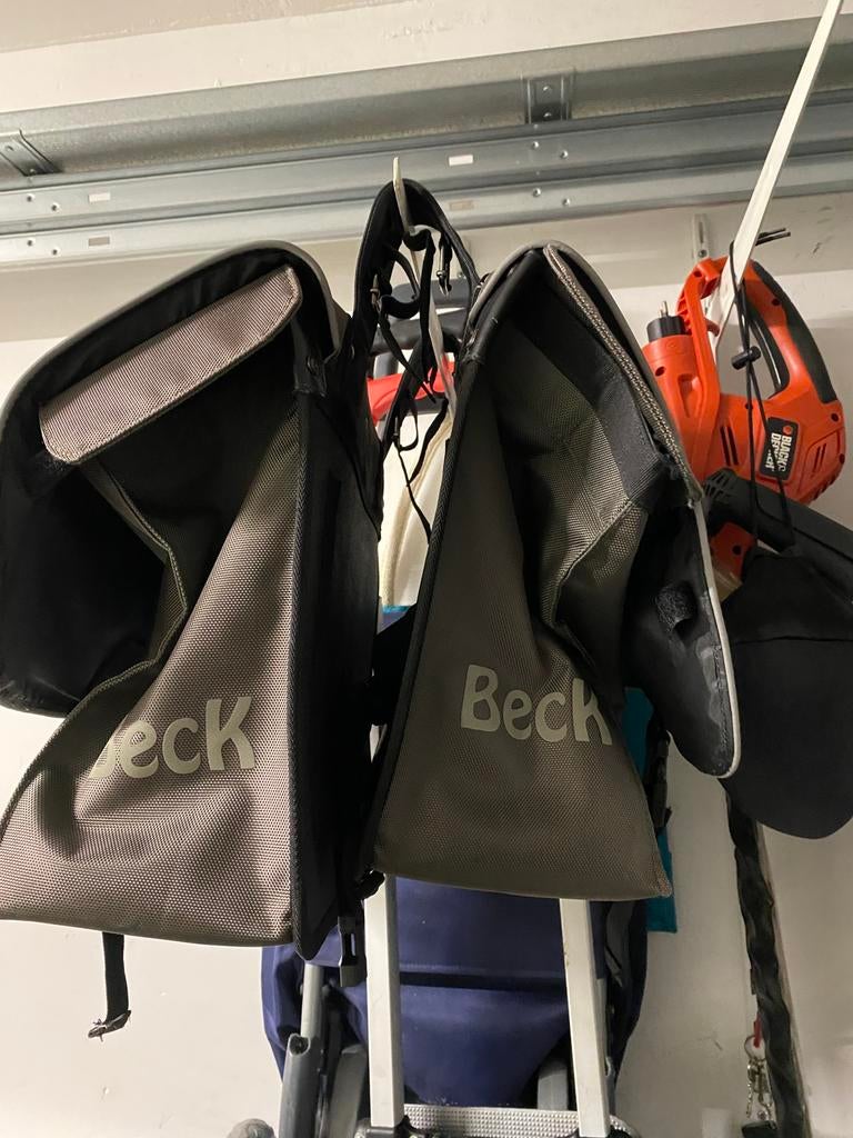 Van Beckf dubbele fietstas, Ophalen of Verzenden, Gebruikt