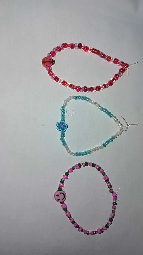 Zelfgemaakt armbandjes, Ophalen of Verzenden, Zo goed als nieuw, Armband