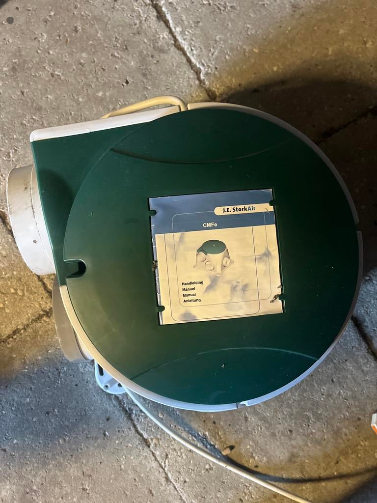 J.E. StorkAir CMF-e Afzuigventilator - Lagers rauw, Ophalen, Gebruikt, Afzuiger