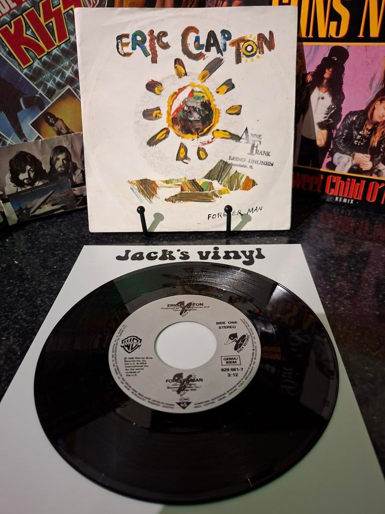 Eric Clapton - Forever Man (Single) 1985/1, Ophalen of Verzenden, Gebruikt, Overige formaten