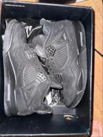 Zwarte Air Jordan 4 Black cat met bon -42, Ophalen of Verzenden, Gedragen, Zwart, Sneakers of Gympen