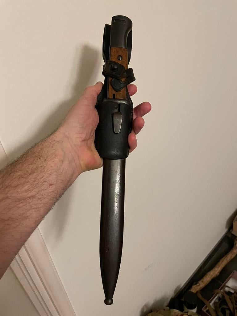 K98 bajonet, Verzamelen, Militaria | Tweede Wereldoorlog, Ophalen of Verzenden, Duitsland, Mes of Dolk