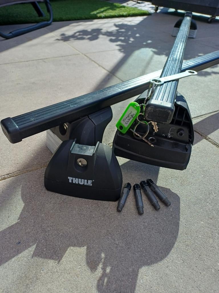 Thule dakdragers Mercedes W205 C/E-klasse (zonder dakrails), Auto diversen, Dakdragers, Ophalen of Verzenden, Gebruikt