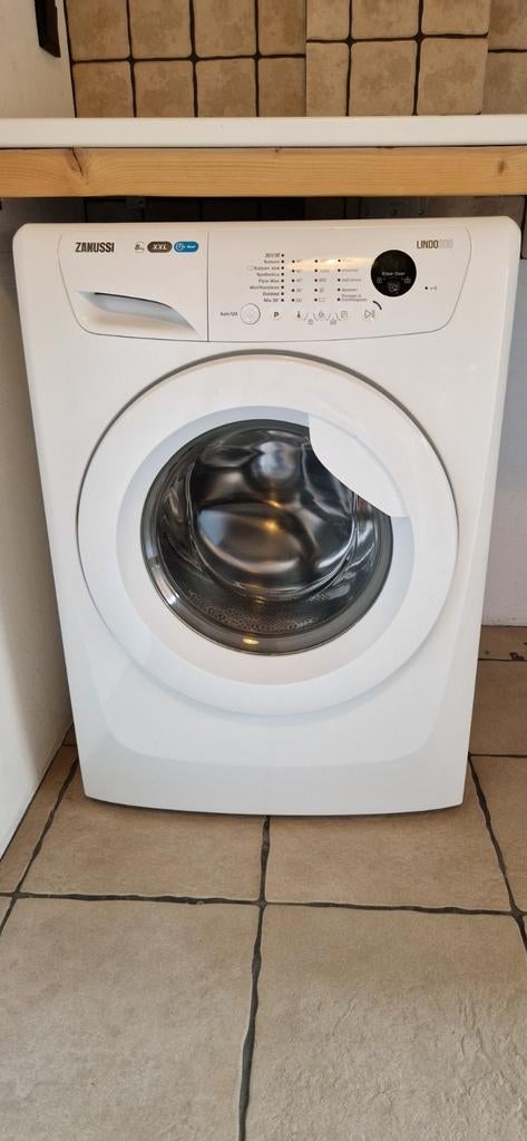 Zanussi Lindo 300 XXL wasmachine 8kg, Ophalen, 1200 tot 1600 toeren, Gebruikt, Minder dan 85 cm