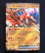 Pokémon Koraidon EX  029 PROMO SVP, Ophalen of Verzenden, Zo goed als nieuw, Losse kaart, Foil