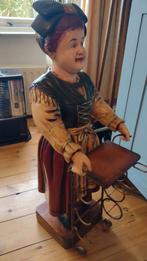 Antiek serveerster met een wijnrek en glazen houders mooi !, Ophalen of Verzenden