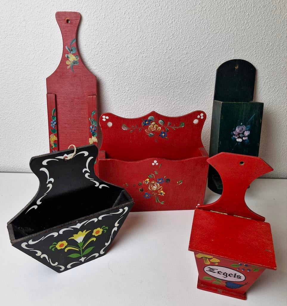 Vintage houten keukenaccesoires, Antiek en Kunst, Ophalen of Verzenden