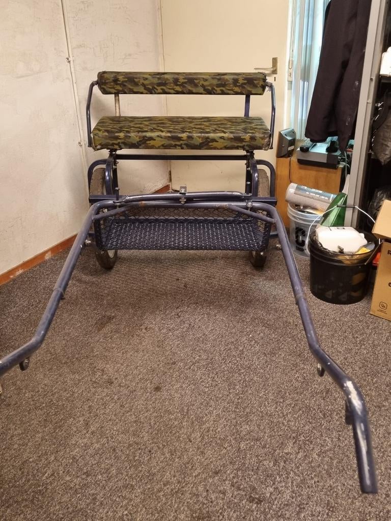 Blauwe ongeremde sulky cavalettie, tot 1.15m, Dieren en Toebehoren, Ophalen, Overige soorten