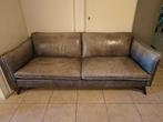 Leren bankstel, Ophalen, Gebruikt, Driepersoons, Rechte bank