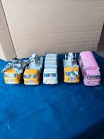 5x jouets de France.  Hoogwerker,  takelwagen,  vuilniswagen, Ophalen of Verzenden