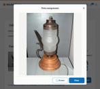 Grote olielamp looplamp bedlamp tafellamp (elektrisch), Ophalen of Verzenden, Zo goed als nieuw, Minder dan 50 cm