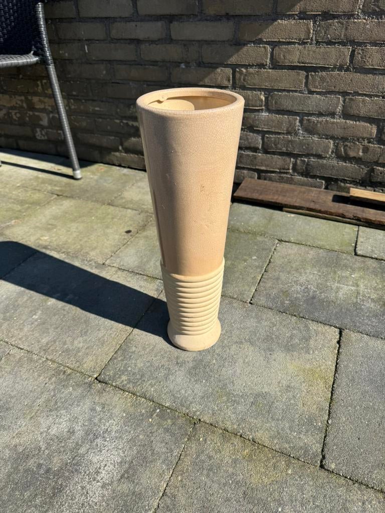 Vaas, Steen, Overige kleuren, Ophalen of Verzenden, Zo goed als nieuw