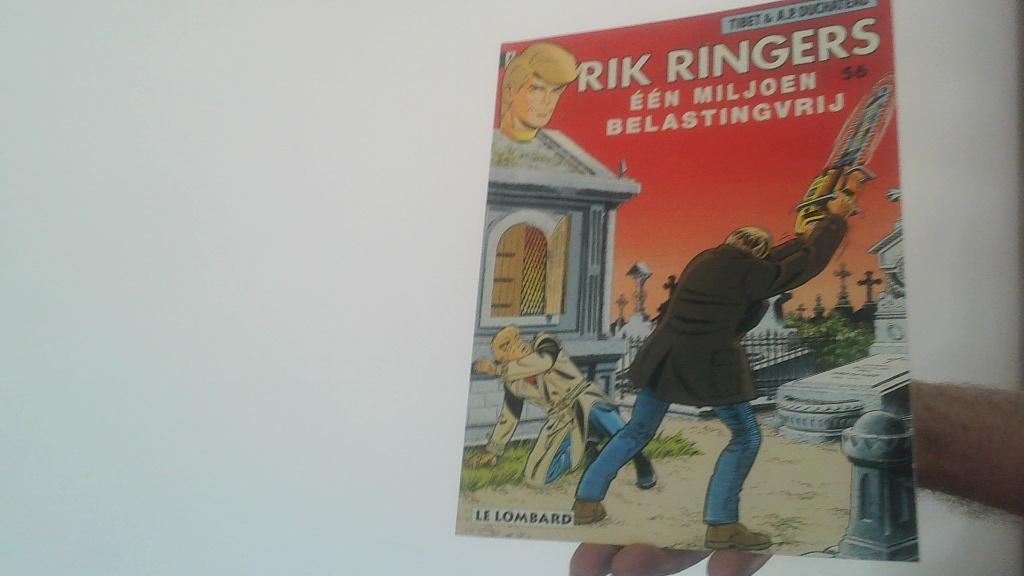 rik ringers nr 56 een miljoen belastingvrij eerste druk 1996, Eén stripboek, Verzenden, Zo goed als nieuw