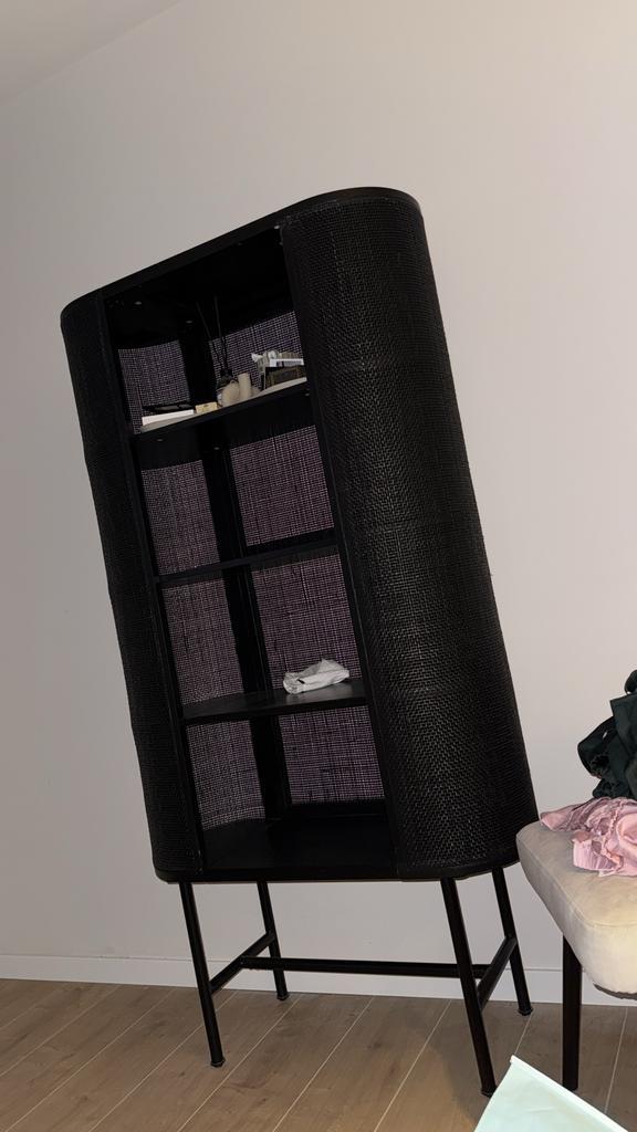 Karwei Kast Julius webbing zwart, Huis en Inrichting, Kasten | Overige, Zo goed als nieuw, Ophalen