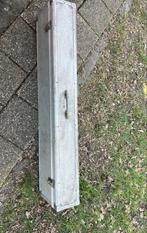 Stevige aluminium kist met schuimrubberen bekleding, Huis en Inrichting, Woonaccessoires | Kisten, Gebruikt, 100 tot 150 cm, Ophalen of Verzenden