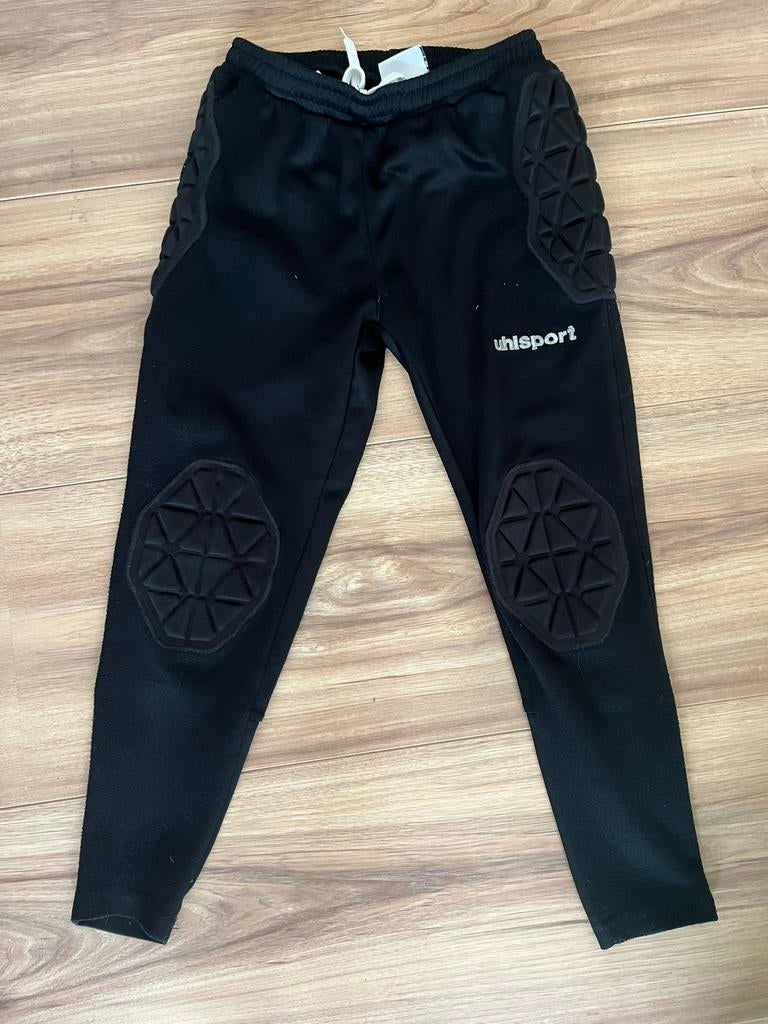 Keepersbroek uhlsport maat 128, Ophalen of Verzenden, Zo goed als nieuw, Jongen of Meisje, Sport- of Zwemkleding