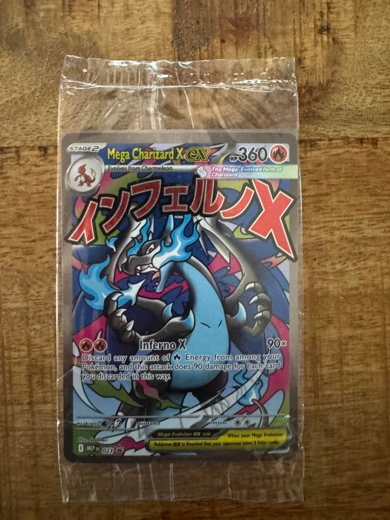 Pokémon Mega Charizard X EX kaart, Hobby en Vrije tijd, Verzamelkaartspellen | Pokémon, Ophalen of Verzenden, Gebruikt, Losse kaart
