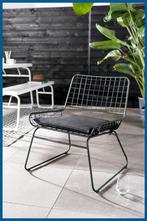 4 metalen tuinstoelen (Karwei), Ophalen, Zo goed als nieuw, Metaal