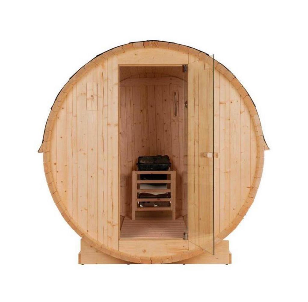 COMPLETE BARREL SAUNA | 4 PERSOONS | DIRECT LEVERBAAR, Sport en Fitness, Sauna, Fins of Traditioneel, 7665VB, Inner Stillness Wellness Retreat B.V