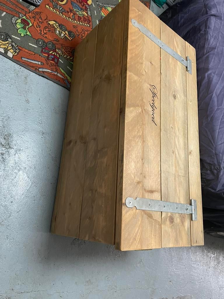 Mooie houten kist, Ophalen of Verzenden, Zo goed als nieuw, 50 tot 100 cm, Minder dan 50 cm