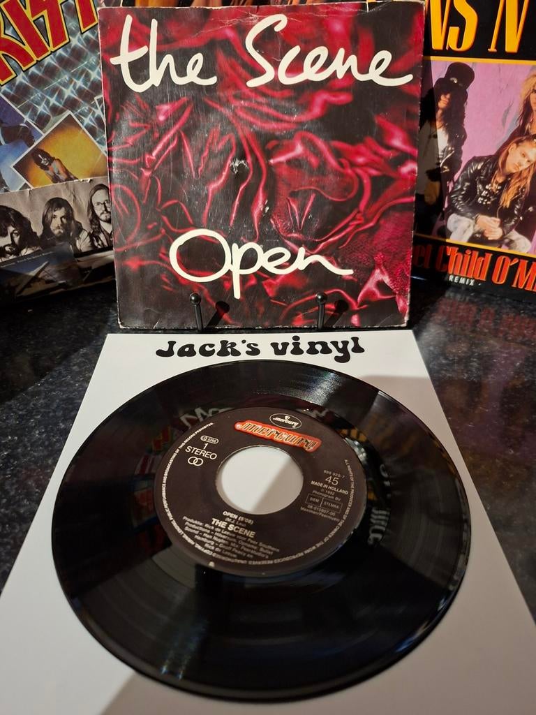 The Scene - Open (Single Vinyl) 1992, Cd's en Dvd's, Vinyl | Nederlandstalig, Gebruikt, Overige formaten, Ophalen of Verzenden