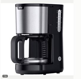 Braun koffiezetapparaat, Koffiemachine, Gemalen koffie, Ophalen of Verzenden, Zo goed als nieuw