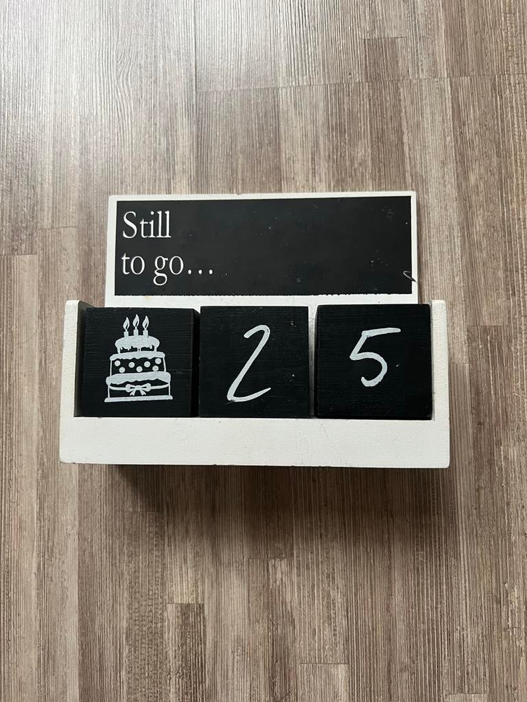 Aftelkalender vsn hout., Diversen, Kalenders, Ophalen of Verzenden, Maandkalender