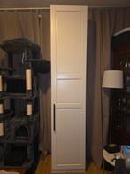 Witte hoge kast met planken en lades, Huis en Inrichting, Kasten | Kledingkasten, Ophalen