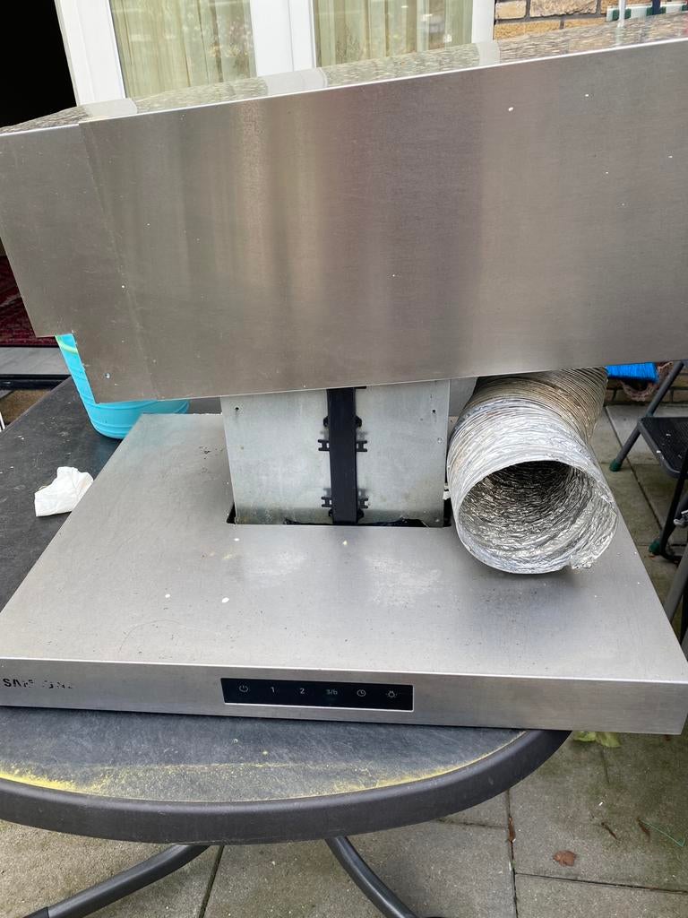 Afzuigkap, Witgoed en Apparatuur, Ophalen, Gebruikt, Wandschouwkap, Vrijstaand