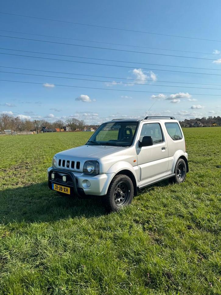 Suzuki Jimny 1.3 JX 4WD 2002 Grijs, Auto's, Suzuki, Particulier, Jimny, 4x4, Airbags, Dakrails, Elektrische ramen, LED verlichting