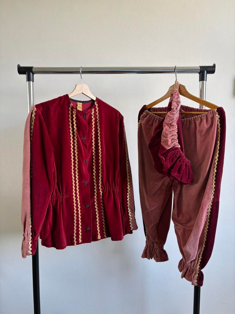 TE KOOP: Handgemaakt pietenpak - maat M, Verzenden, Gebruikt