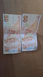 Turkse Lira Biljetten - 50 Lira, Ophalen of Verzenden, Setje
