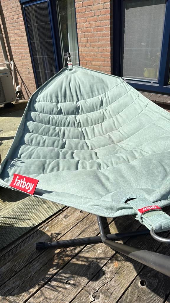 Fatboy headdemock superb mooie groene tint, Tuin en Terras, Hangmatten, Ophalen, Zo goed als nieuw, Buiten