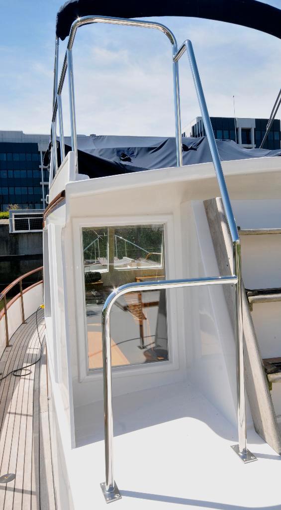 RVS railing op een boot, Watersport en Boten, Bootonderdelen, Nieuw, Dekbeslag, Zeilboot of Motorboot, Ophalen of Verzenden