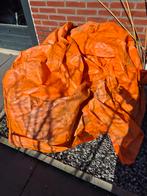 Twee grote oranje afdekzeilen GRATIS, Ophalen