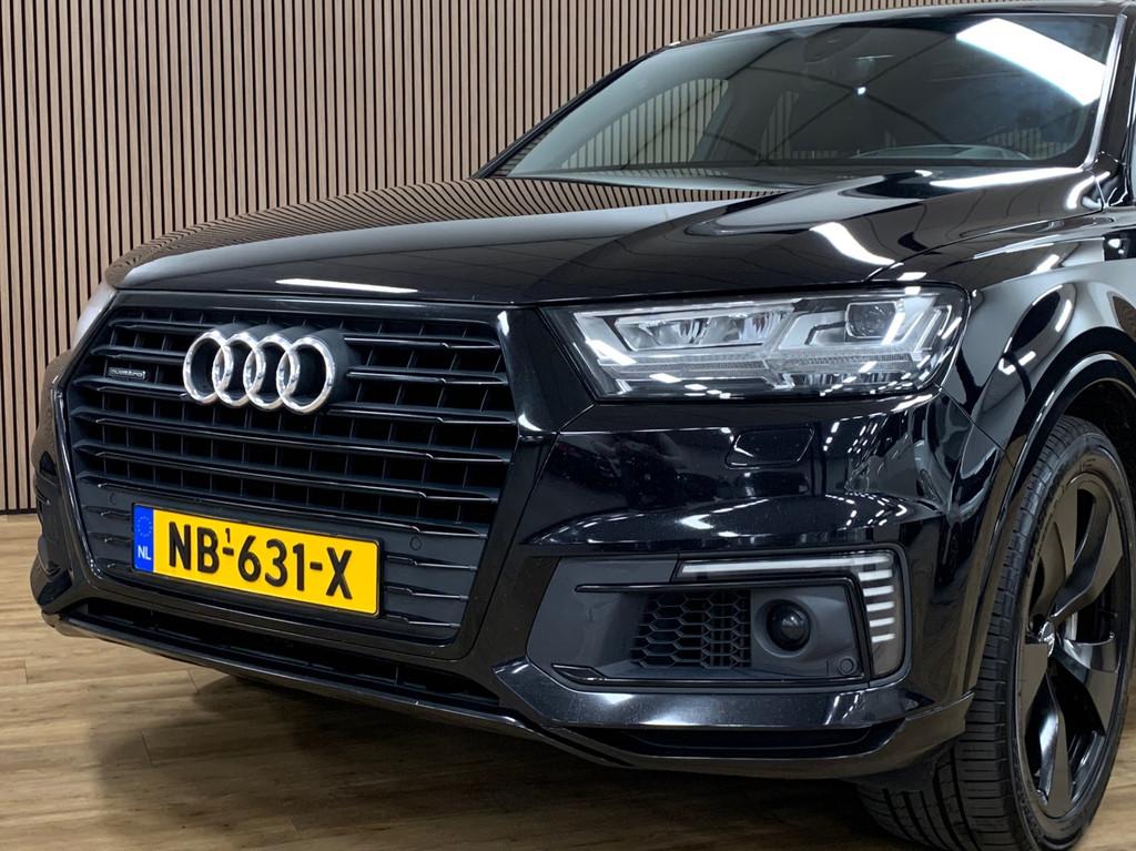 Audi Q7 3.0 TDI e-tron quattro Sport|Head Up Display|Opendak, Auto's, Audi, Automaat, Gebruikt, 2420 kg, Zwart