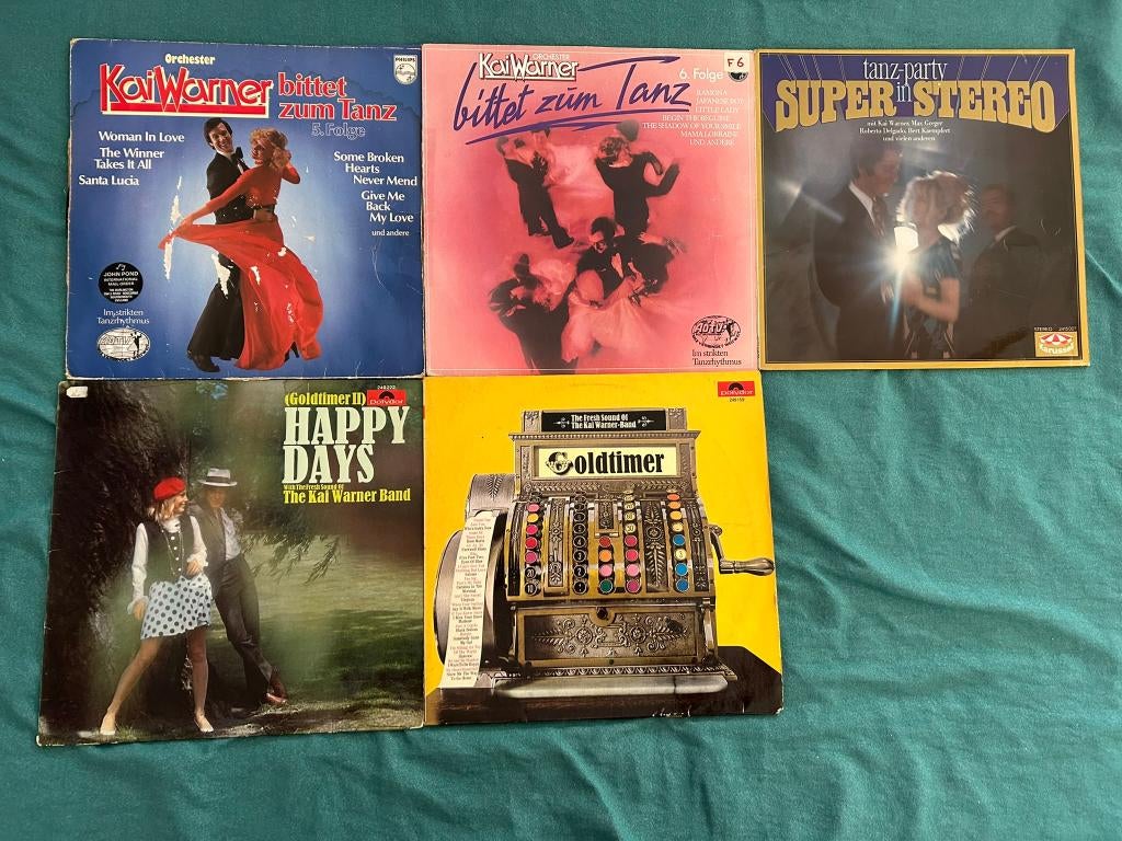 5 LP's The Kai Warner Band (ook per stuk te koop), Cd's en Dvd's, Vinyl | Pop, Ophalen of Verzenden, 1970 - 1979, Gebruikt, 12 inch