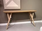 Sidetable quenza - light&living - naturel, acasia hout, Ophalen, 100 tot 150 cm, Zo goed als nieuw, Overige vormen