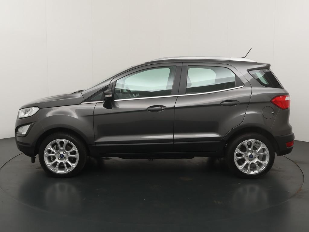 Ford EcoSport 125PK EcoBoost Titanium | Camera | B&O | Winte, 1272 kg, Gebruikt, Ecosport, Leder en Stof
