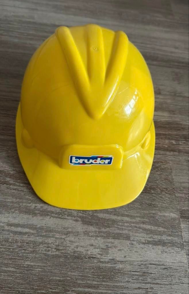 Bruder speelgoed bouwhelm geel, Ophalen of Verzenden, Gebruikt, Jongen of Meisje