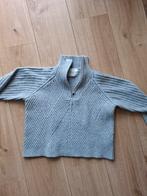 Grijze trui met rits - Sofie Schnoor - Maat 128, Gebruikt, Meisje, Trui of Vest, Ophalen of Verzenden