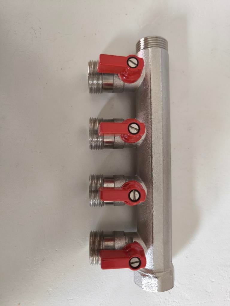Henco Verdeler met Bolkraan 3/4 - 4 Uitgangen, Ophalen of Verzenden, Nieuw, Overige typen