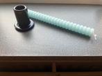 HAY Tube kaarshouder Small Midnight Blue / twisted big kaars, Overige materialen, Blauw, Ophalen of Verzenden, Zo goed als nieuw