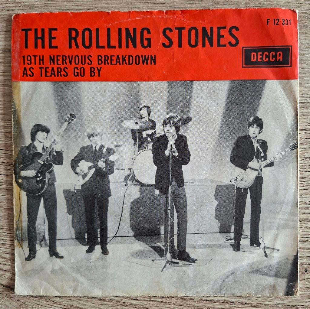Rolling Stones single 19th Nervous Breakdown, Gebruikt, 7 inch, Single, Ophalen of Verzenden