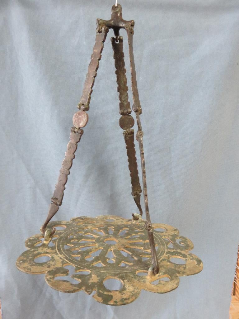 Byzantijnse rijk - lampenhanger - brons - 7e - 9e eeuw A.D., Antiek en Kunst, Antiek | Koper en Brons, Ophalen of Verzenden